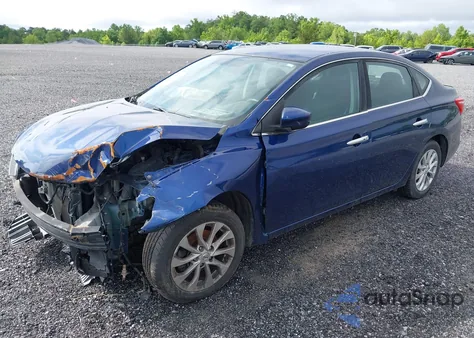 2018 Nissan Sentra Sv из США, поврежденный, VIN 3N1AB7AP8JL657459